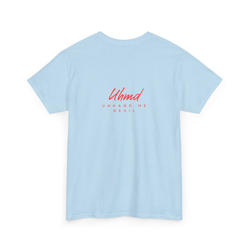 Women’s Red Skull tee Unhand Me Devil