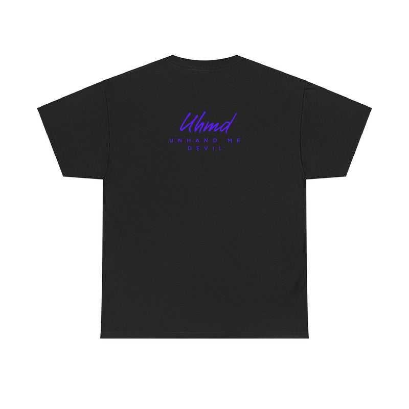 Women's Unhand Me Devil Black Retro tee