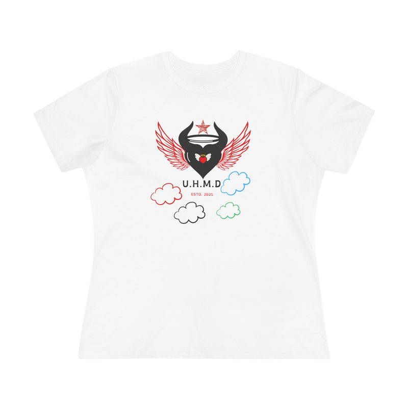 Women's Cotton Tee Uhand Me Devil Black Heart