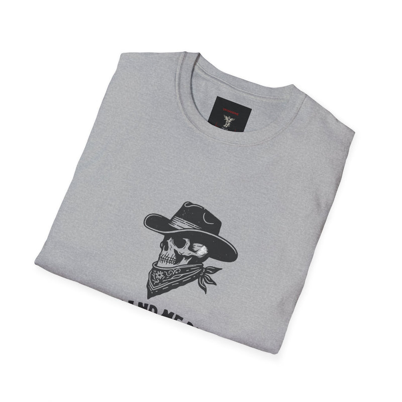Male Softstyle T-Shirt Unhand Me Devil