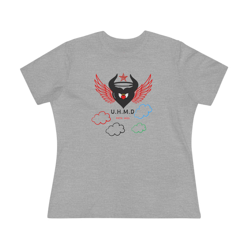 Women's Cotton Tee Uhand Me Devil Black Heart