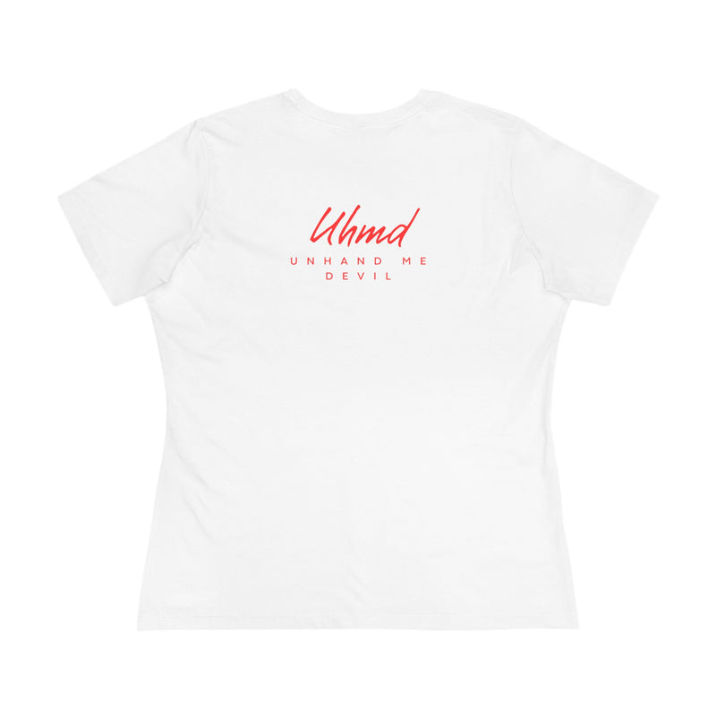 Women's Cotton Tee Uhand Me Devil Black Heart