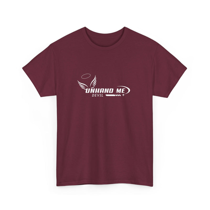 Women & Mens Heavy Cotton Tee Unhand Me Devil