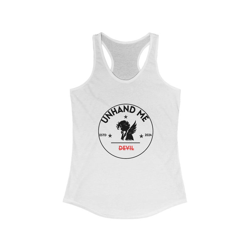 Women's Ideal Racerback Tank Uhand Me Devil