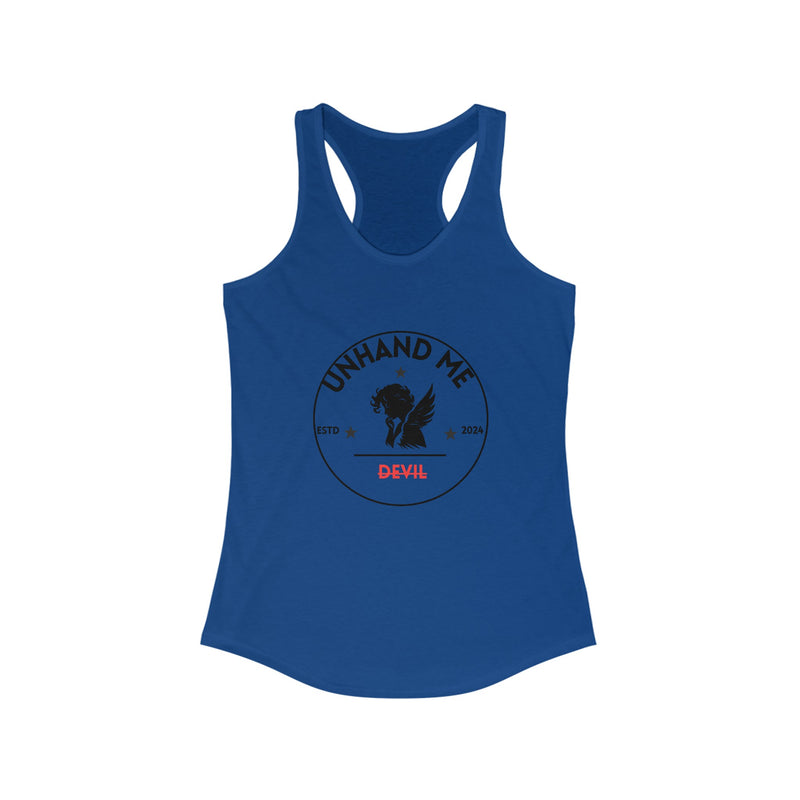 Women's Ideal Racerback Tank Uhand Me Devil