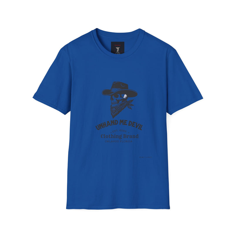 Male Softstyle T-Shirt Unhand Me Devil
