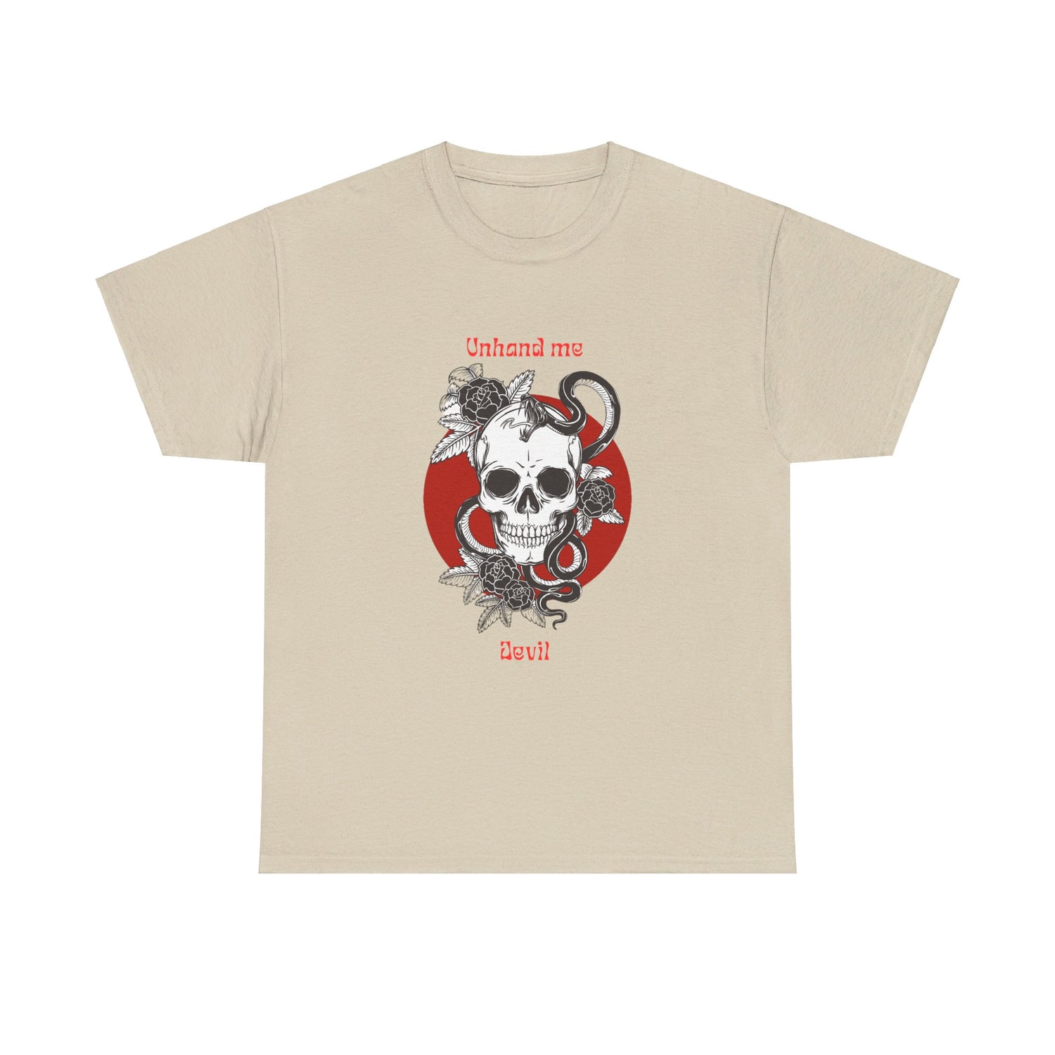 Women's Unhand Me Devil Mr, Skull tee