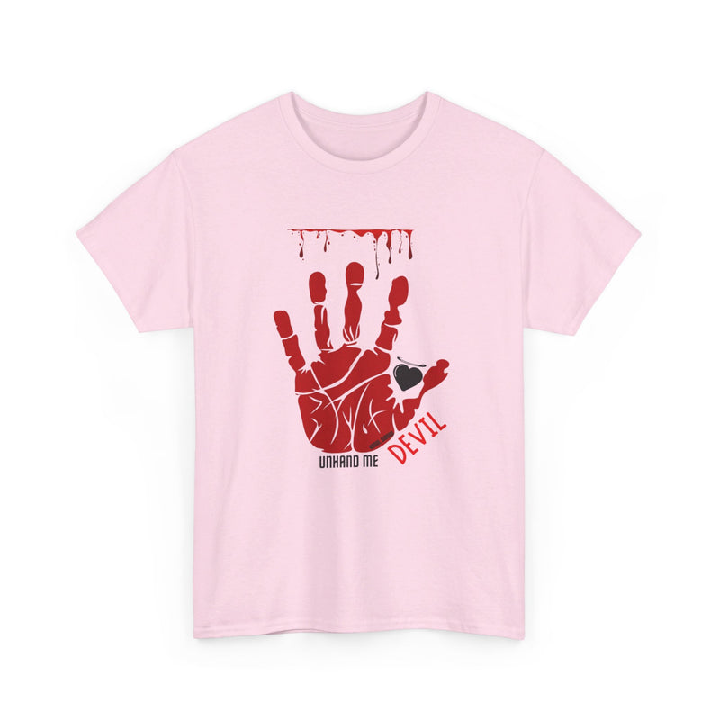 Women’s Heavy Cotton Tee Unhand Me Devil