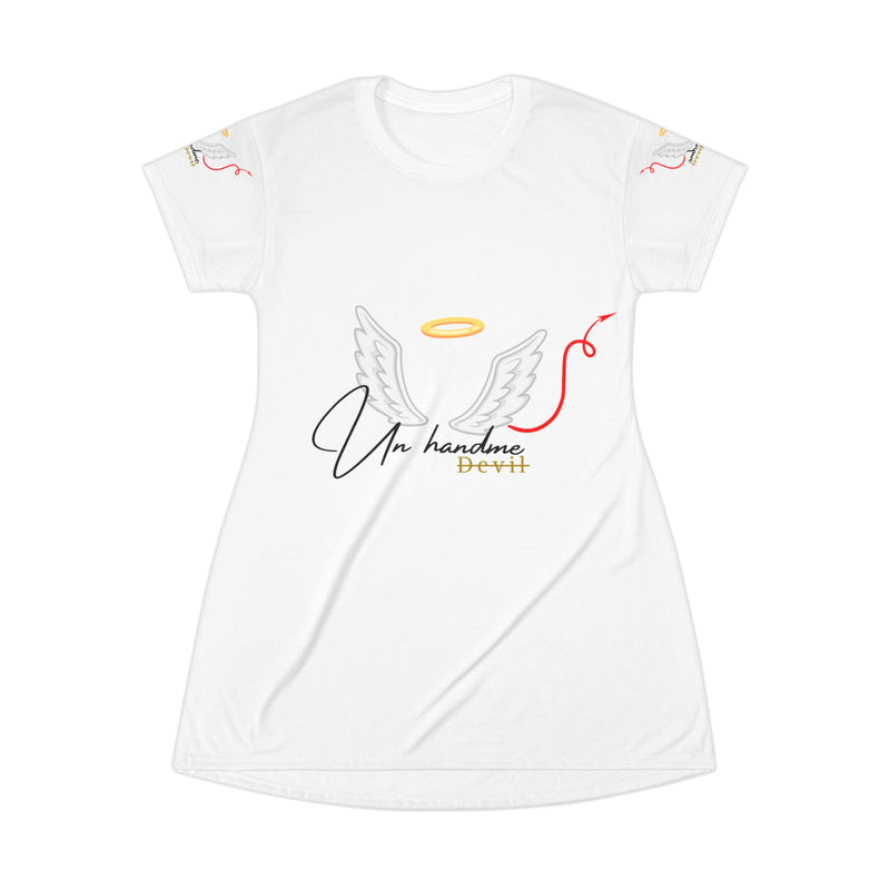 Women's T-Shirt Dress Unhand Me Devil