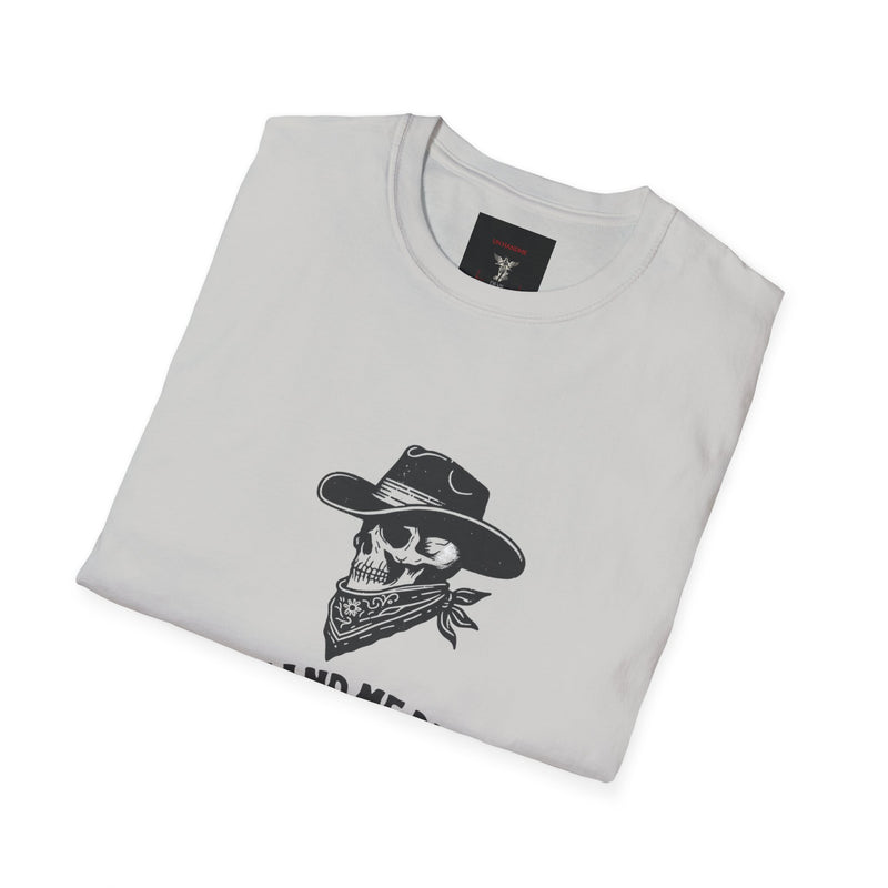Male Softstyle T-Shirt Unhand Me Devil
