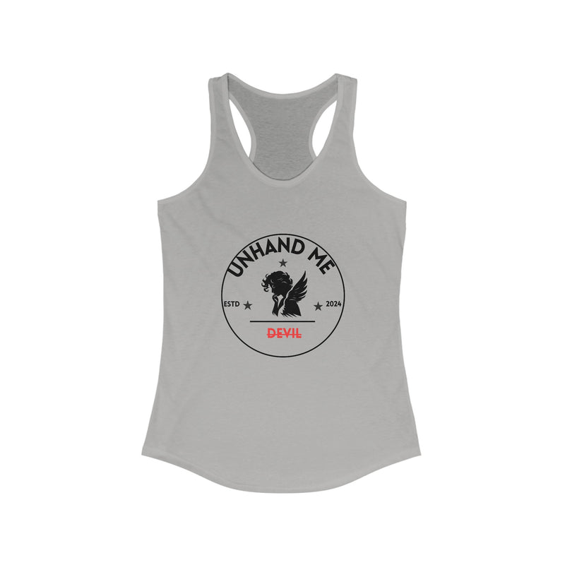 Women's Ideal Racerback Tank Uhand Me Devil