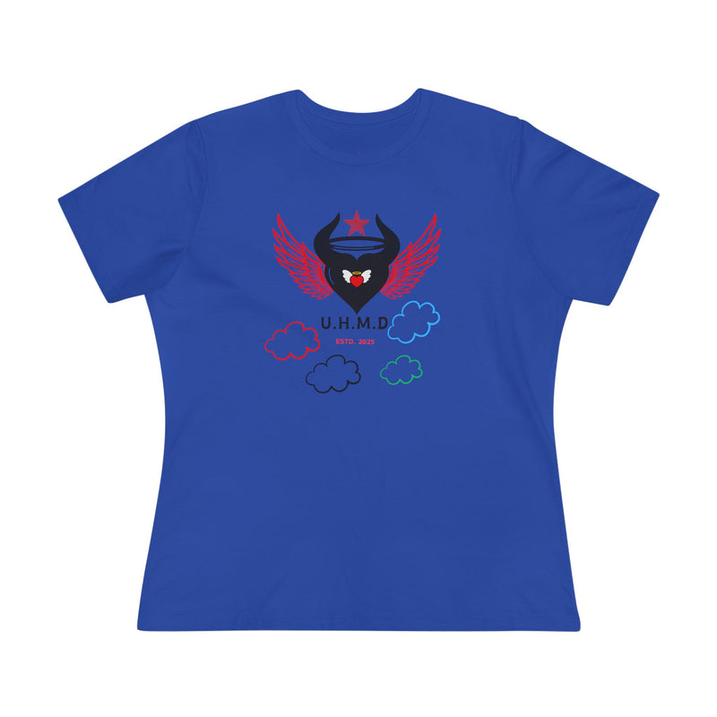 Women's Cotton Tee Uhand Me Devil Black Heart