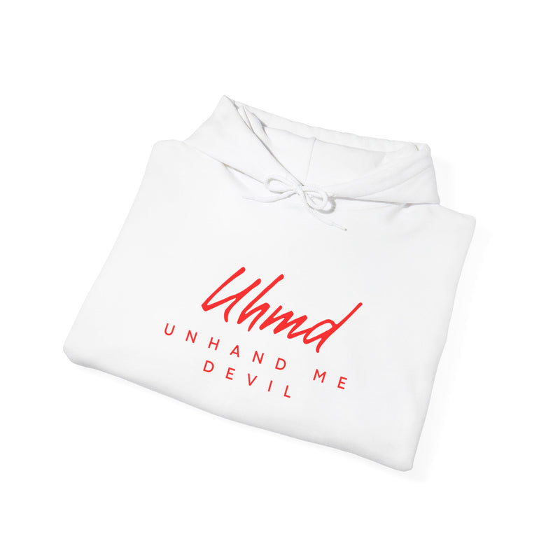 Men's Women's Hooded Sweatshirt Unhand Me Devil