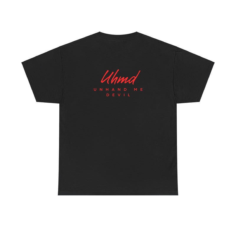 Women's Unhand Me Devil She God tee