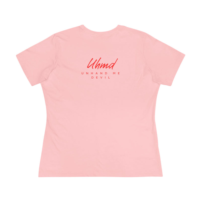 Women's Cotton Tee Uhand Me Devil Black Heart