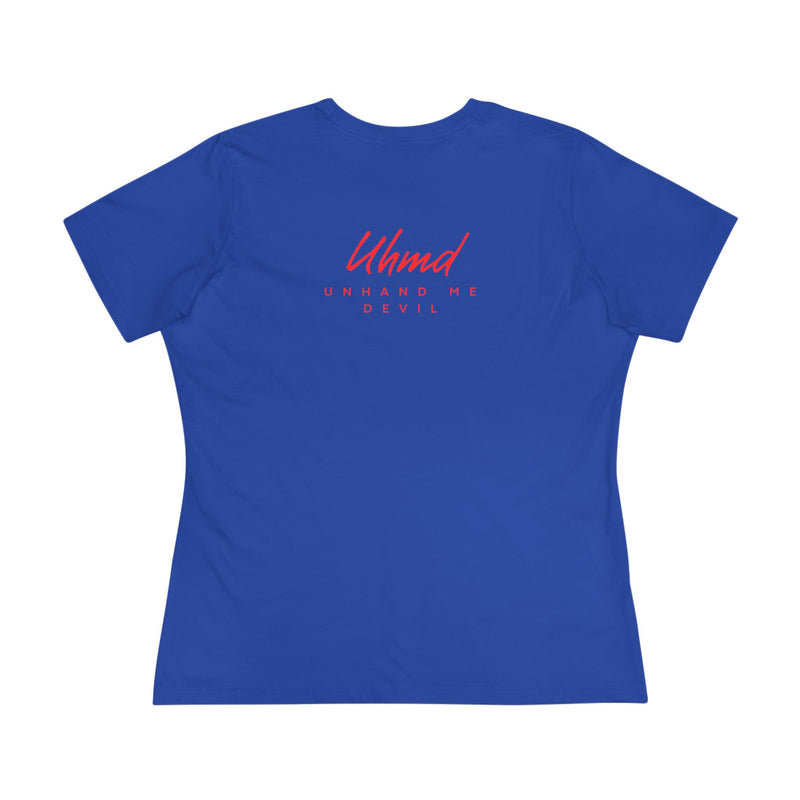 Women's Cotton Tee Uhand Me Devil Black Heart
