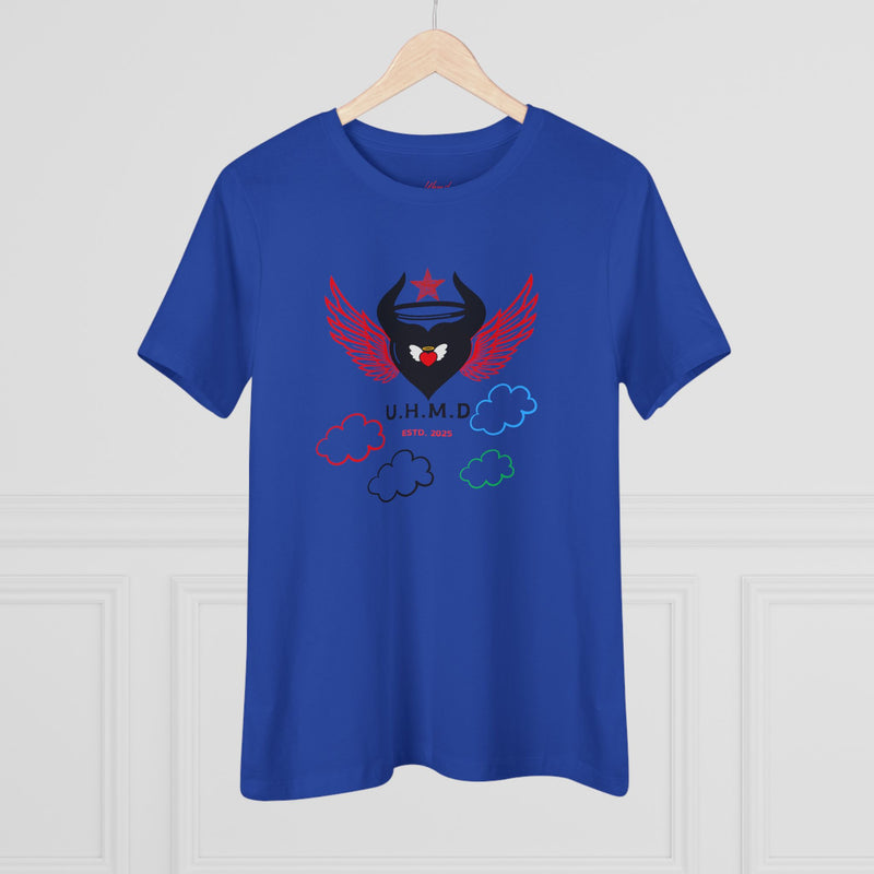 Women's Cotton Tee Uhand Me Devil Black Heart