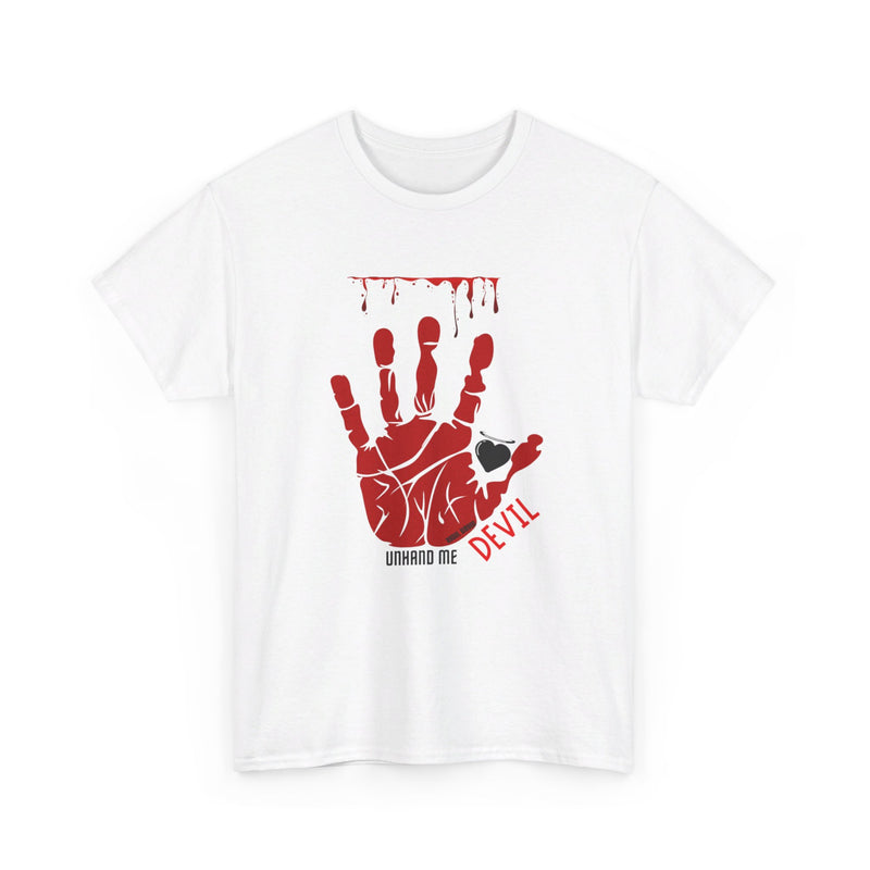 Women’s Heavy Cotton Tee Unhand Me Devil