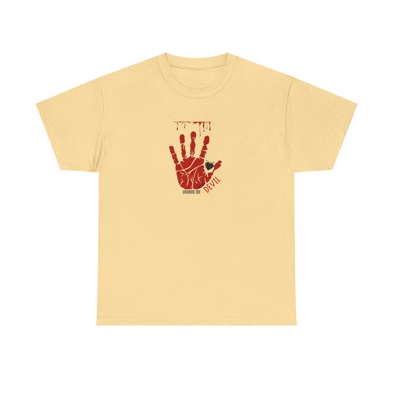Women’s Heavy Cotton Tee Unhand Me Devil