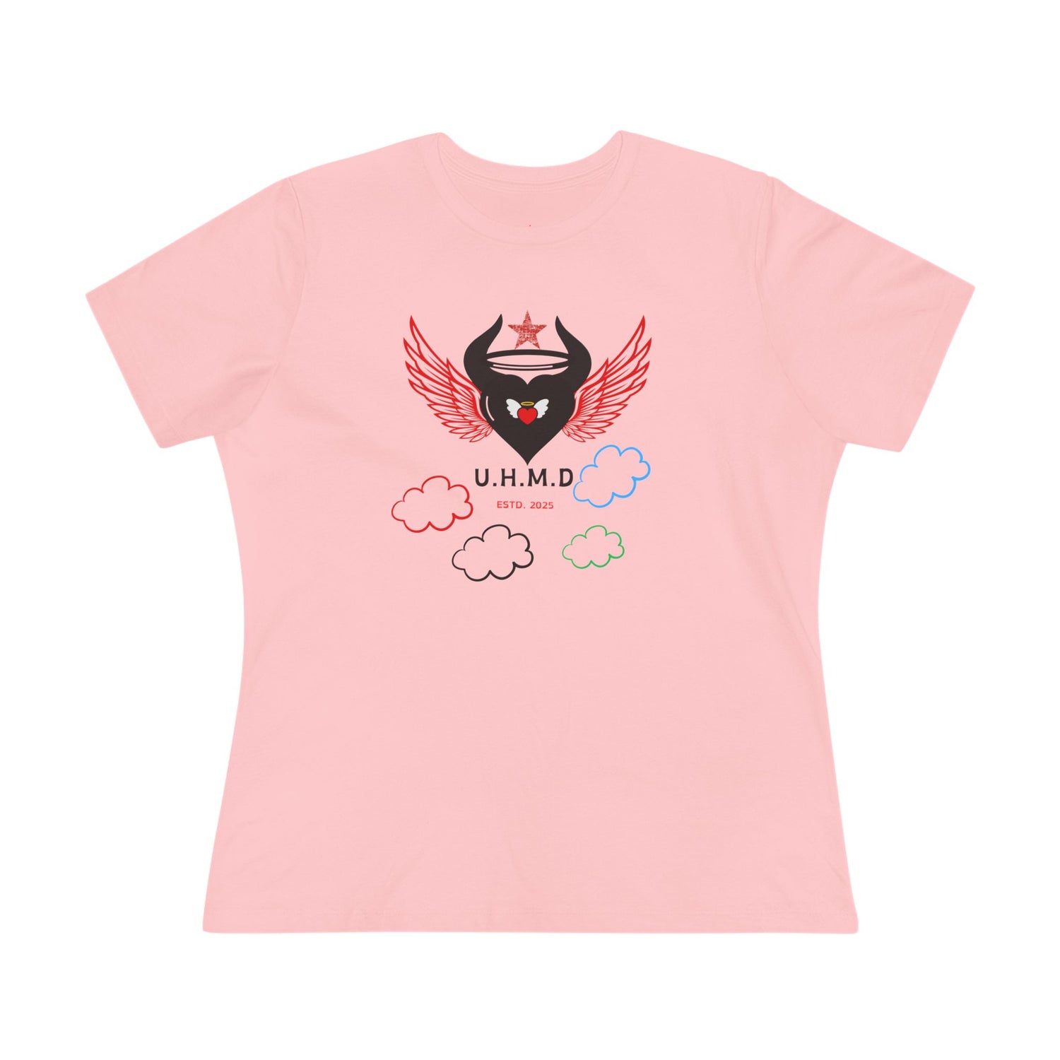 Women's Cotton Tee Uhand Me Devil Black Heart