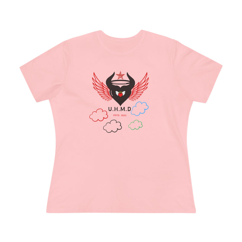 Women's Cotton Tee Uhand Me Devil Black Heart