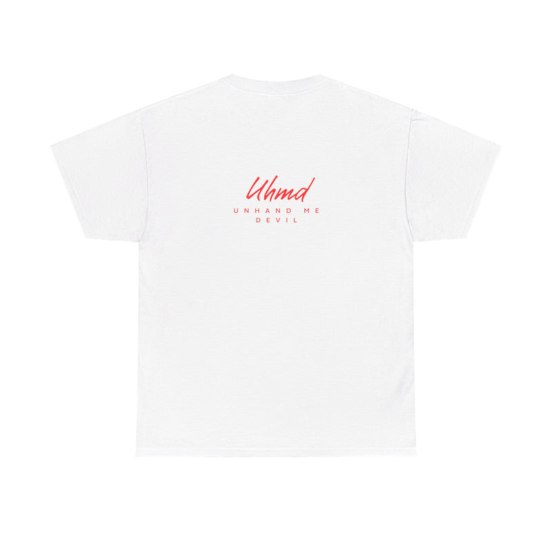 Women’s Red Skull tee Unhand Me Devil