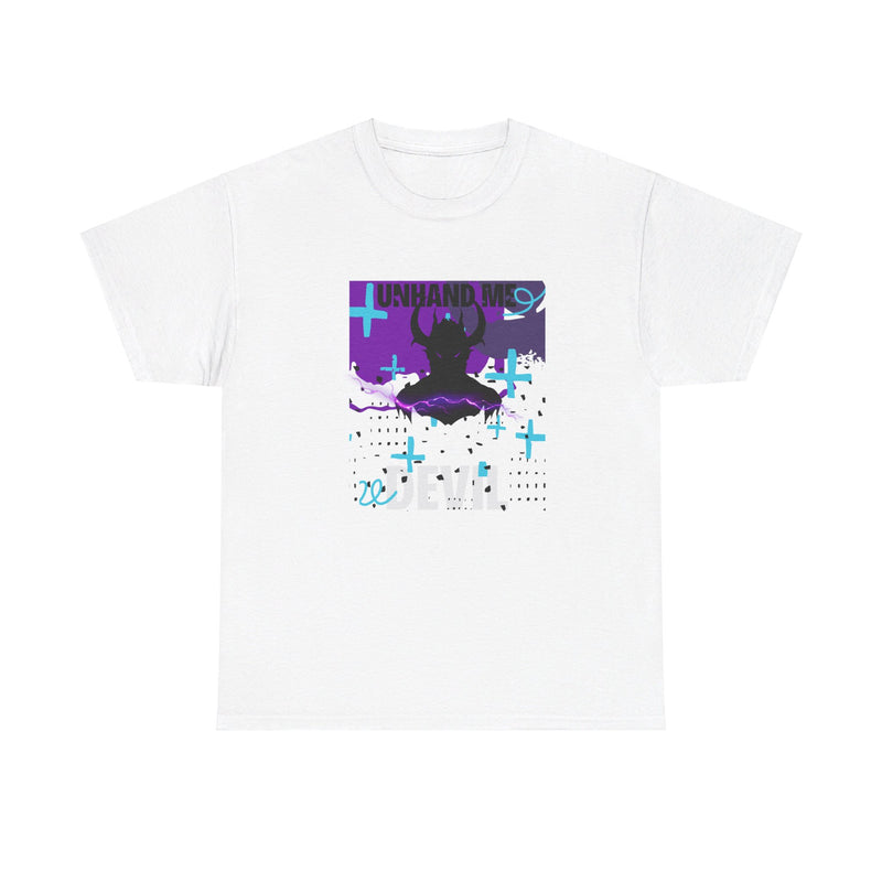Women's Unhand Me Devil Black Retro tee