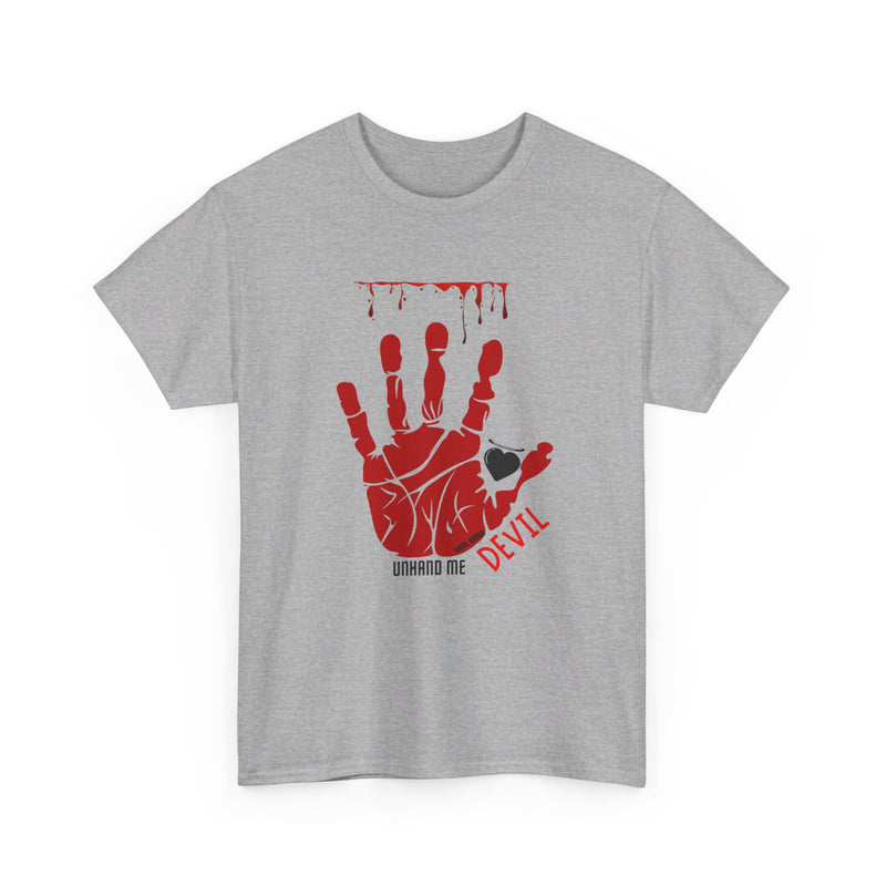 Women’s Heavy Cotton Tee Unhand Me Devil