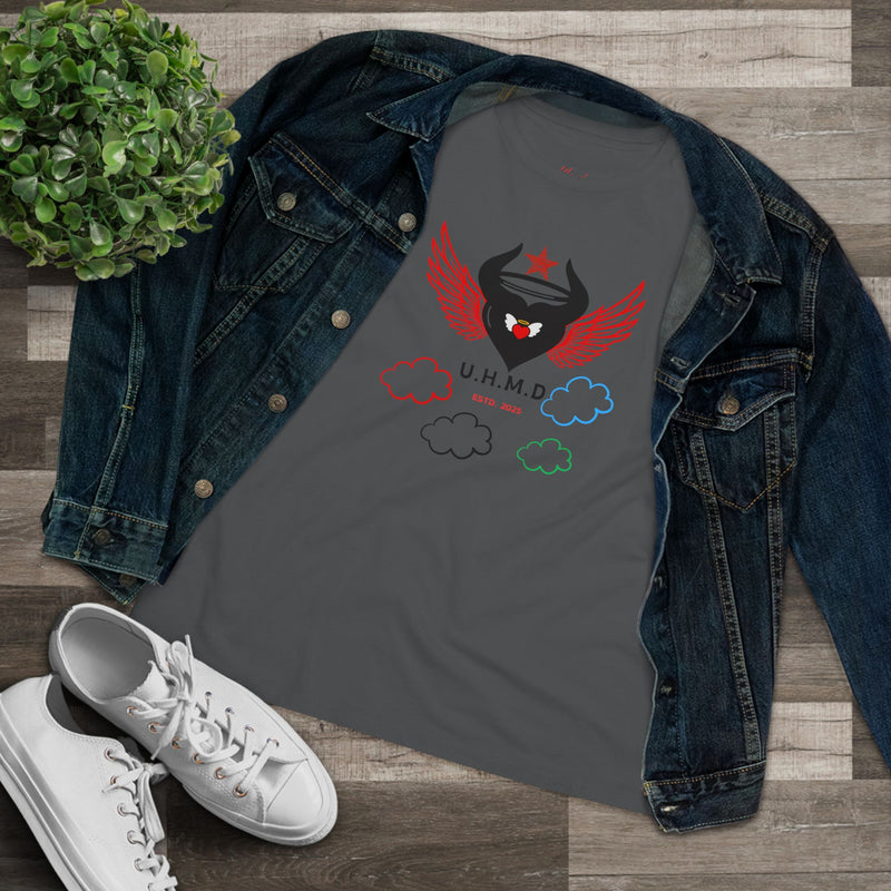 Women's Cotton Tee Uhand Me Devil Black Heart