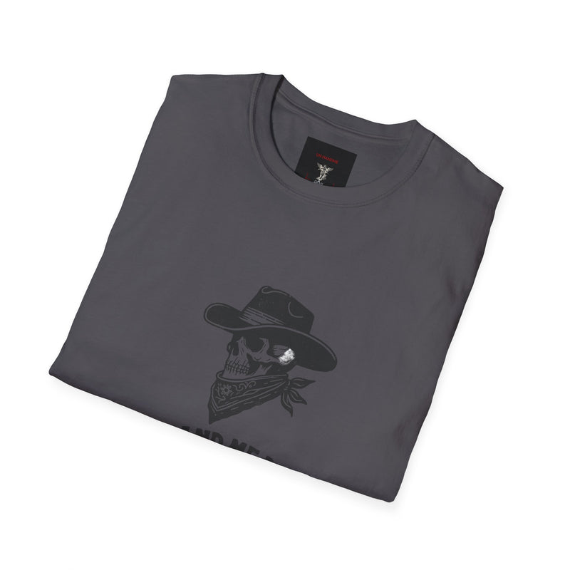 Male Softstyle T-Shirt Unhand Me Devil