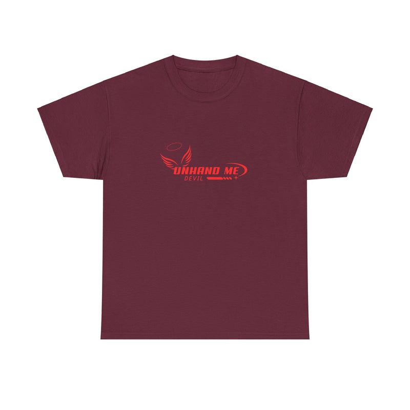 Women & Men’s Heavy Cotton Tee Unhand Me Devil