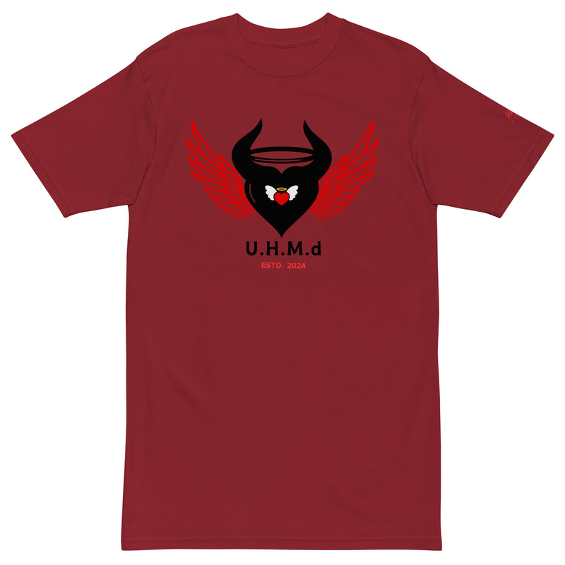 Men’s premium heavyweight tee Unhand Me Devil