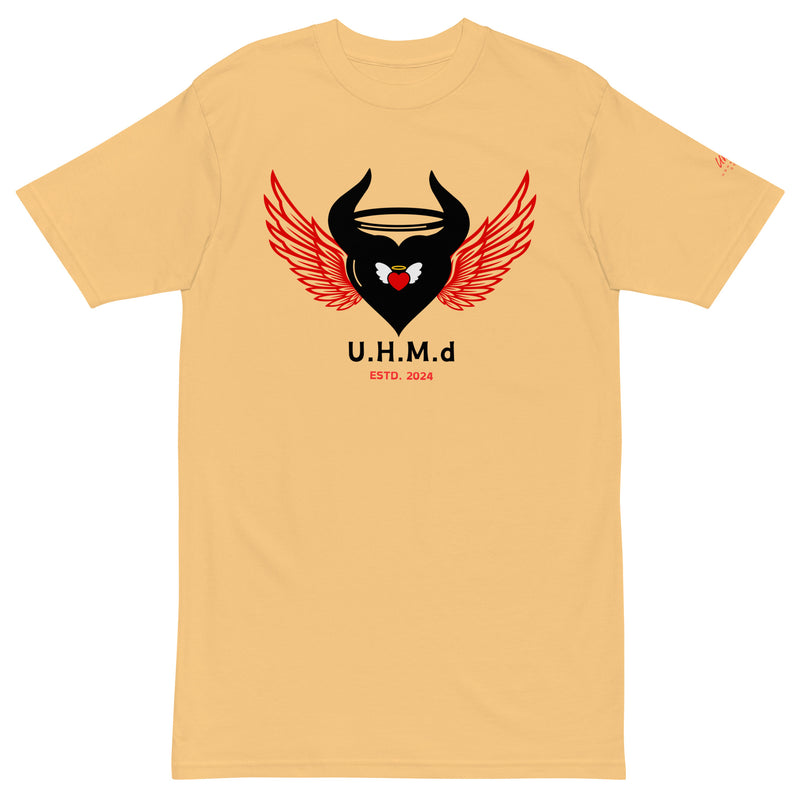 Men’s premium heavyweight tee Unhand Me Devil