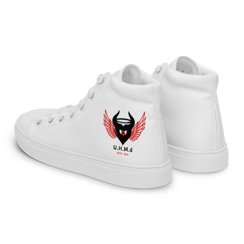 Women’s high top canvas shoes Uhand Me Devil