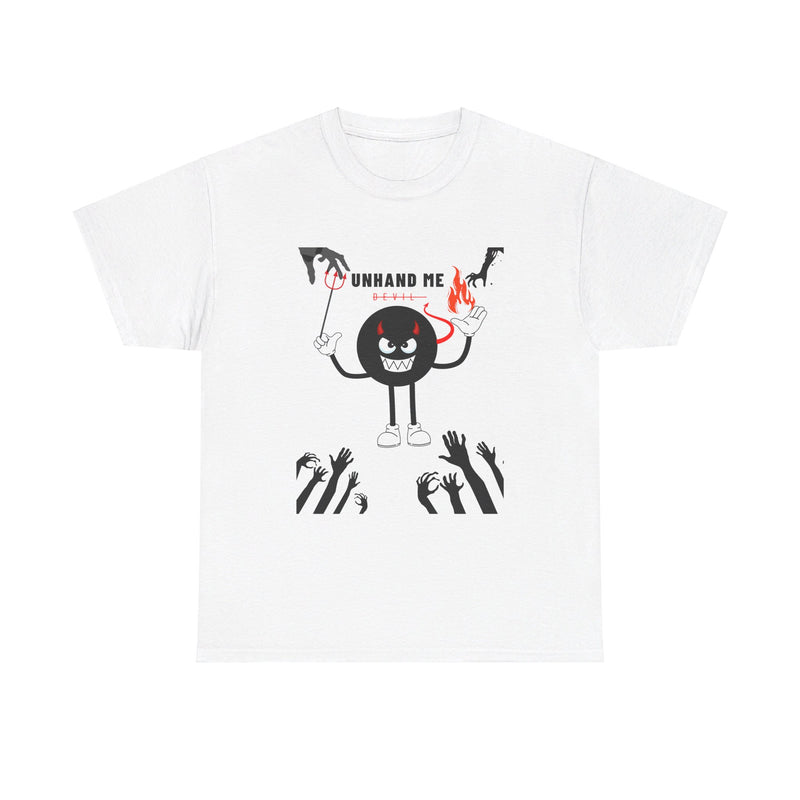 Women’s Men's Heavy Cotton Tee Unhand Me Devil