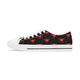 Women's Low Top Heart Sneakers Unhand Me Devil