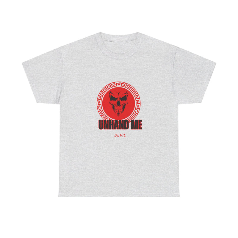 Women’s Red Skull tee Unhand Me Devil