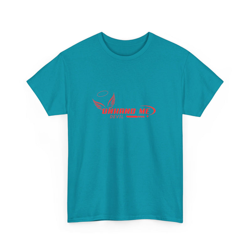 Women & Men’s Heavy Cotton Tee Unhand Me Devil