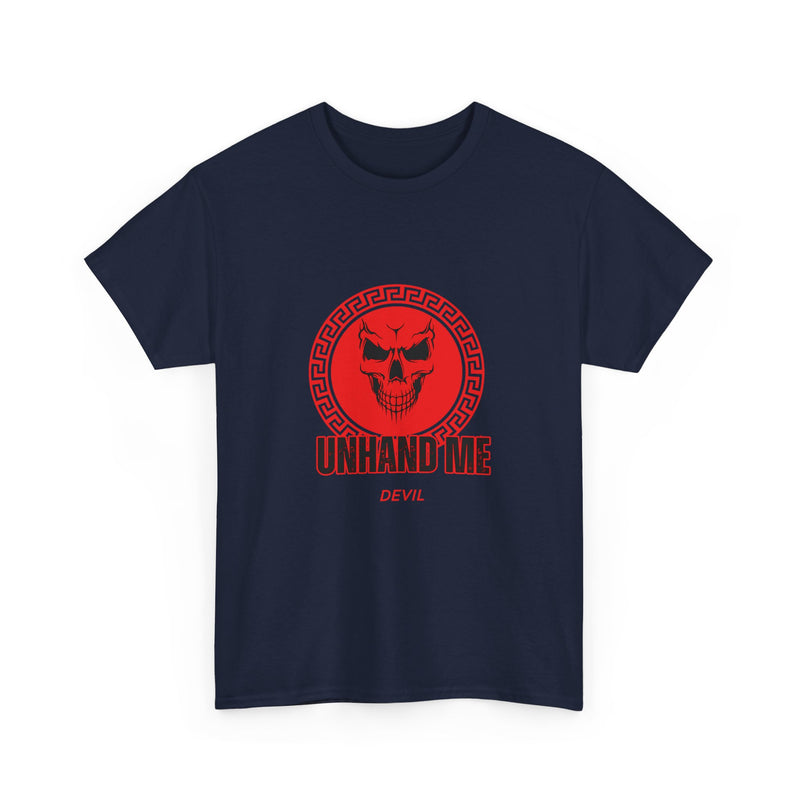 Women’s Red Skull tee Unhand Me Devil