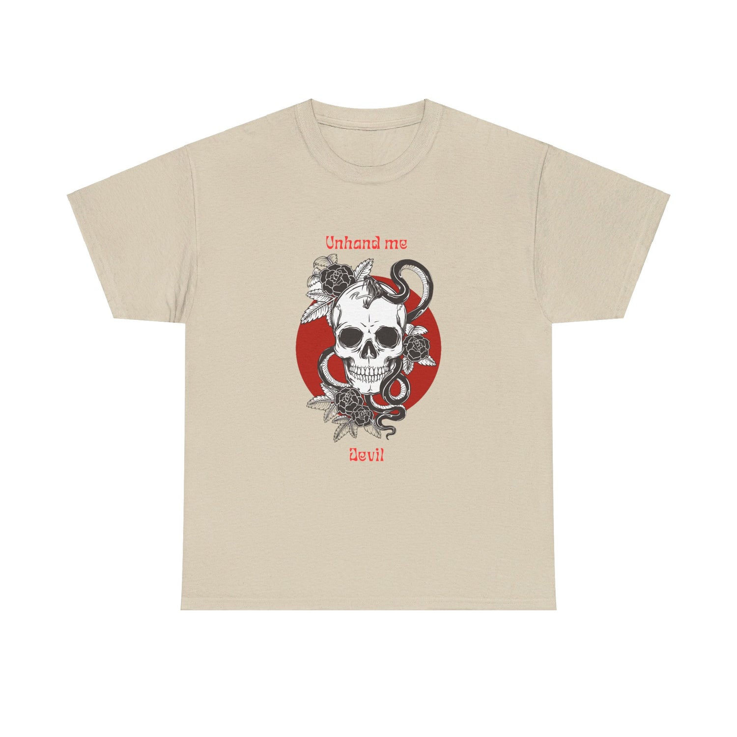 Women's  Unhand Me Devil Mr, Skull tee