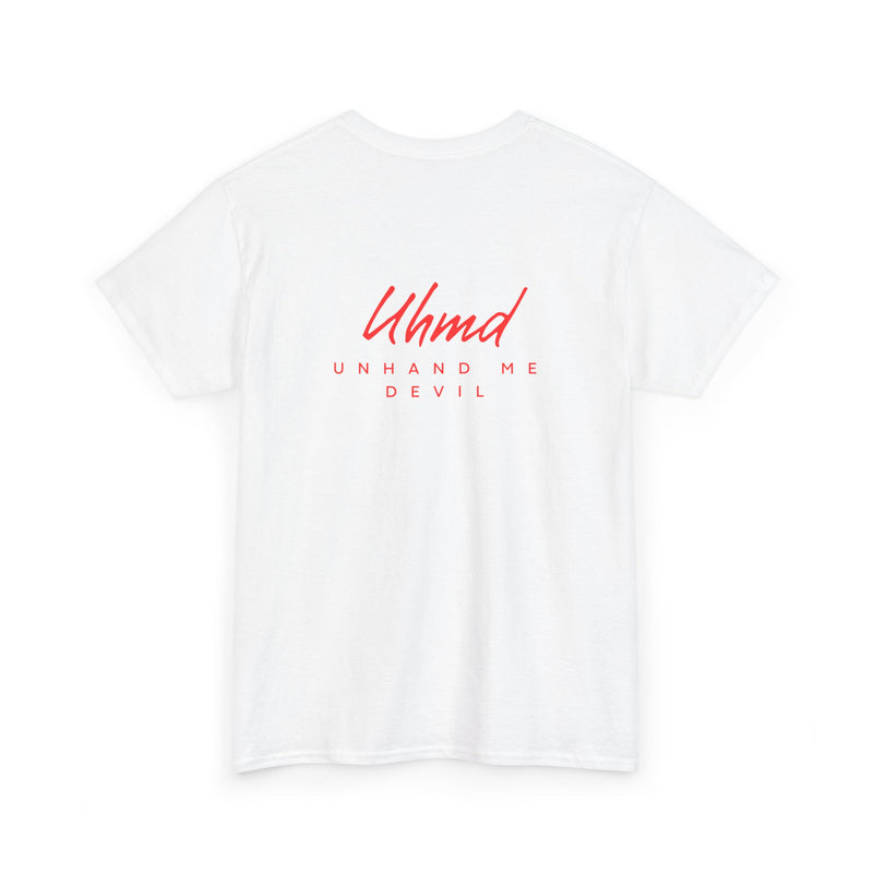 Women's Unhand Me Devil She God tee