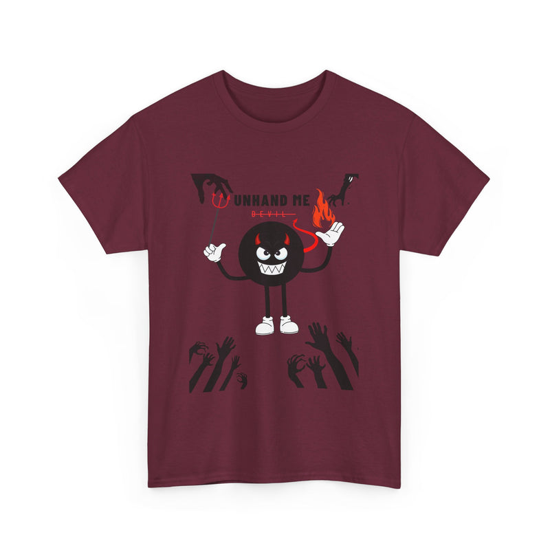 Women’s Men's Heavy Cotton Tee Unhand Me Devil