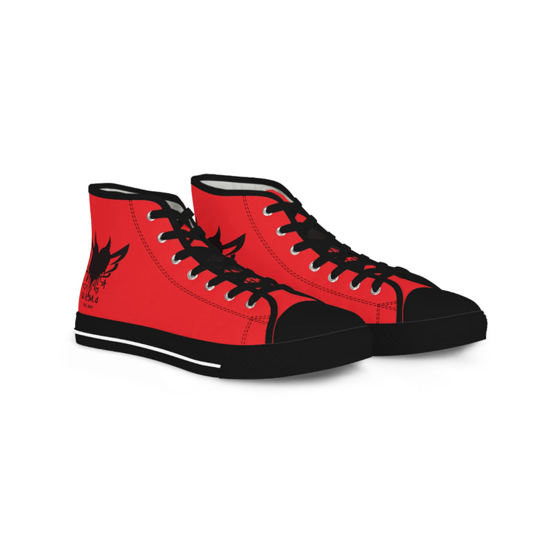 Men's High Top Sneakers Unhand Me Devil