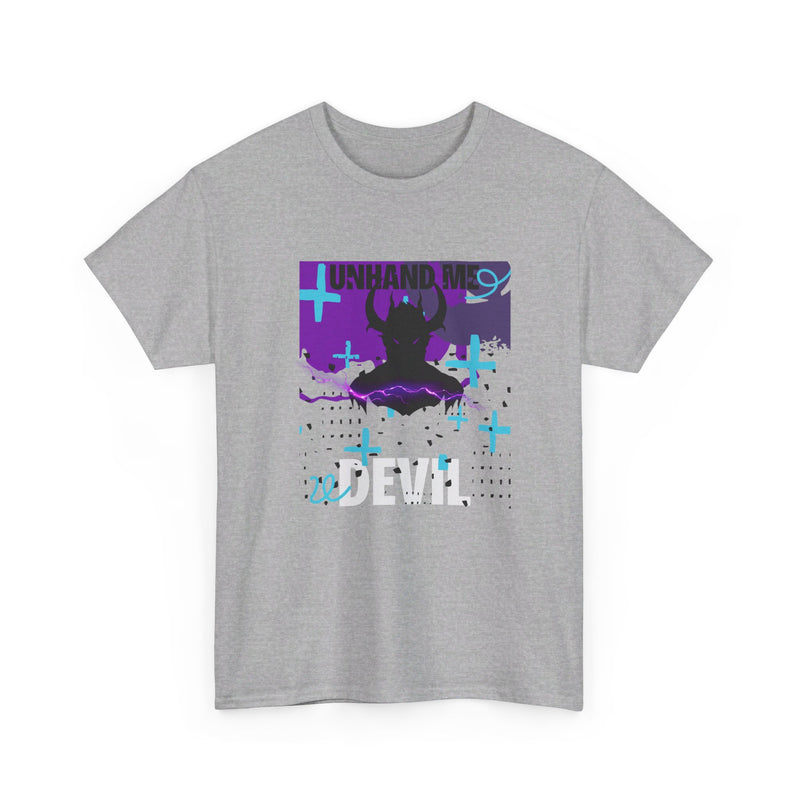 Women's  Unhand Me Devil Black Retro tee