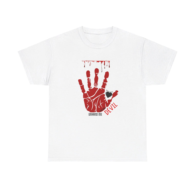 Women’s  Heavy Cotton Tee Unhand Me Devil