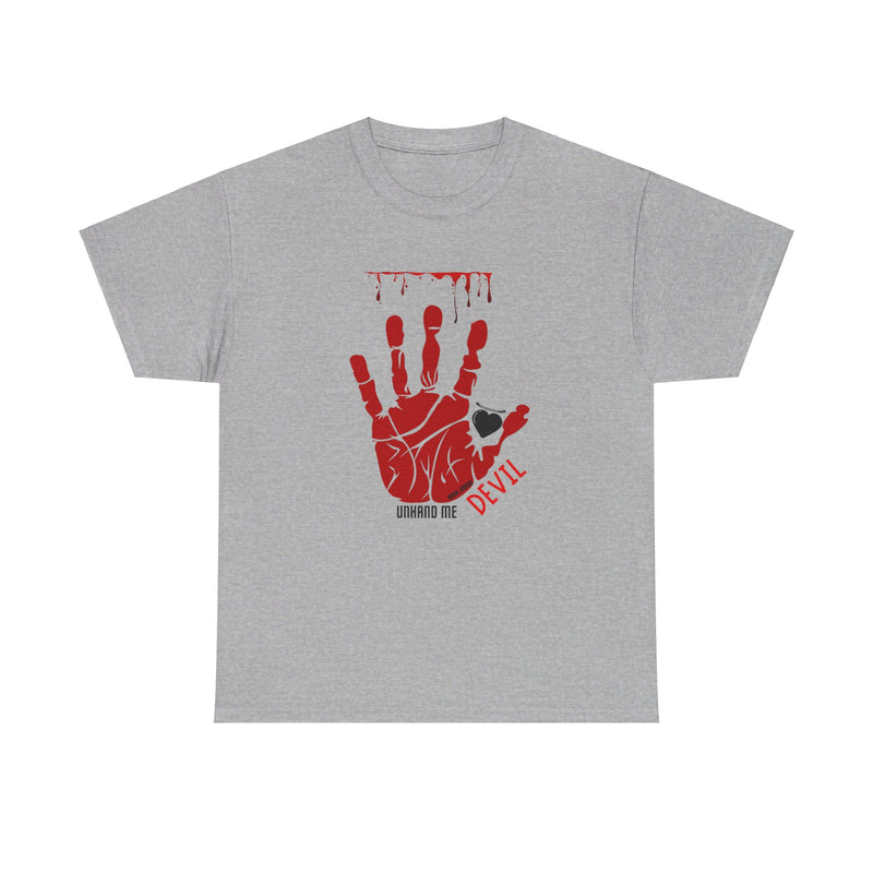 Women’s  Heavy Cotton Tee Unhand Me Devil