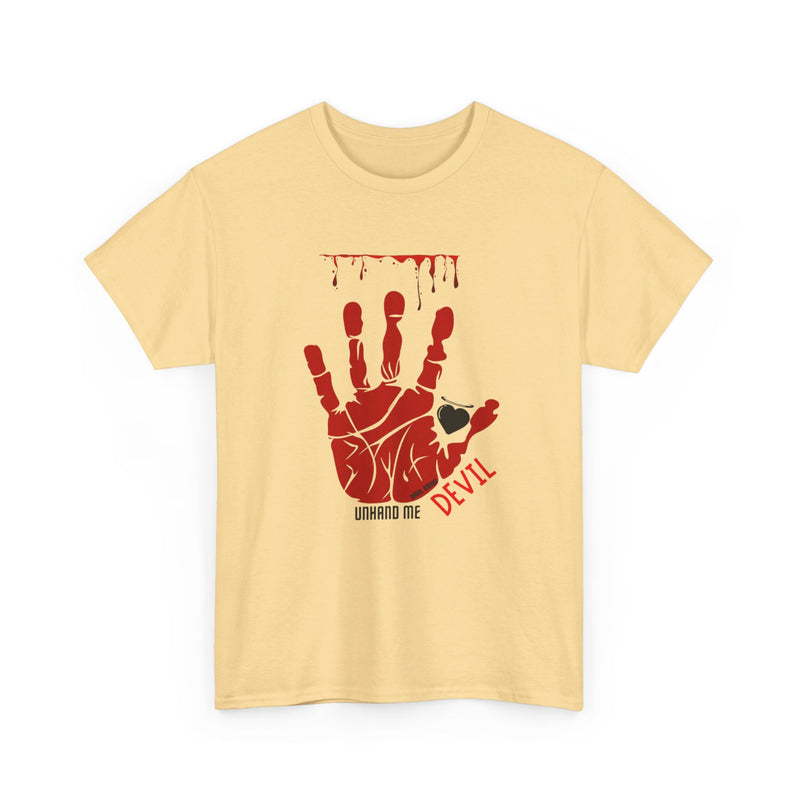 Women’s  Heavy Cotton Tee Unhand Me Devil