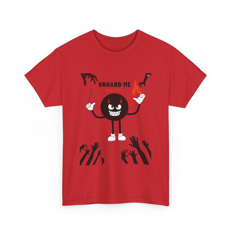 Women’s Men's Heavy Cotton Tee Unhand Me Devil