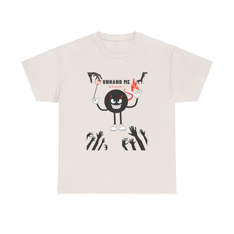 Women’s Men's Heavy Cotton Tee Unhand Me Devil