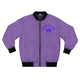 Unhand Me Devil Bomber Jacket for Men - Stylish Purple Outerwear